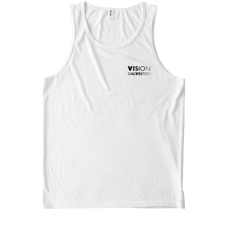 Go Green! Galveston Island Style, a Bright White Allmade Eco Triblend Tank