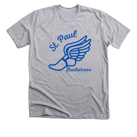 Track and Field, a Athletic Heather Premium Unisex Tee