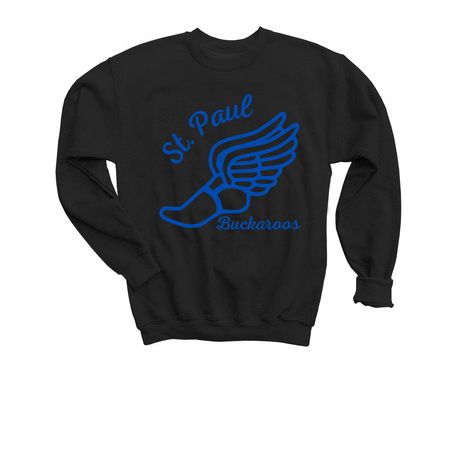 Track and Field, a Black Youth Crewneck Sweatshirt