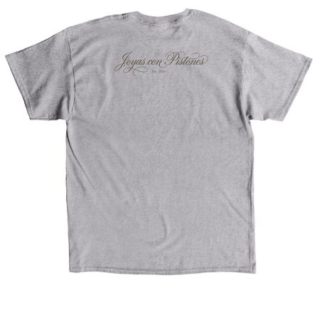 Joyas con pistones drop, a Sport Grey Classic Unisex Tee (back-view)