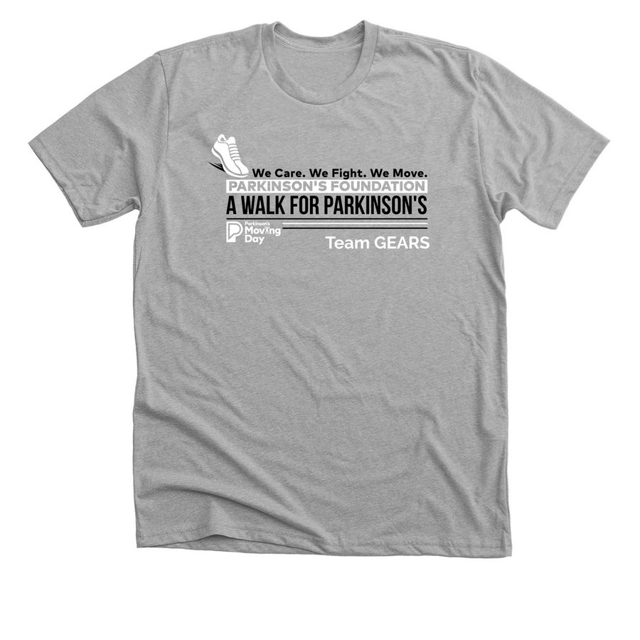 PD Moving Day Team GEARS Shirts, a Athletic Heather Premium Unisex Tee