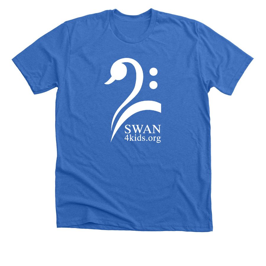 SWAN 4 Kids | Camp 2026 Limited Edition, a Heather True Royal Premium Unisex Tee