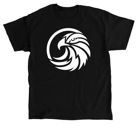 White Logo, a Black Classic Unisex Tee