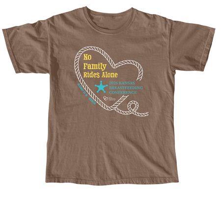 2026 Kansas Breastfeeding Conference&nbsp;, a Espresso Comfort Colors Unisex Tee