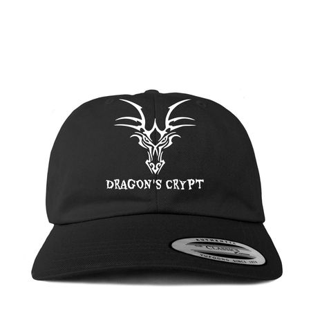 Dragon's Crypt Hats, a Black Printed Classic Baseball Cap