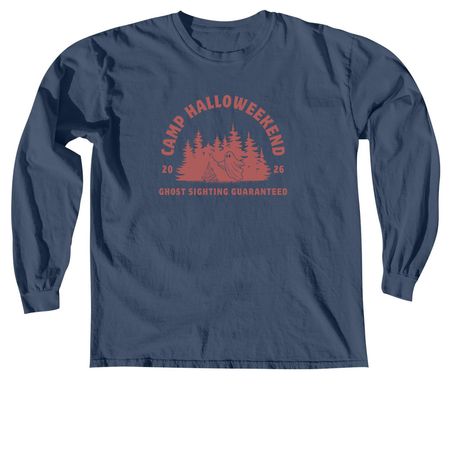 Camp Halloweekend, a Midnight Comfort Colors Long Sleeve Tee
