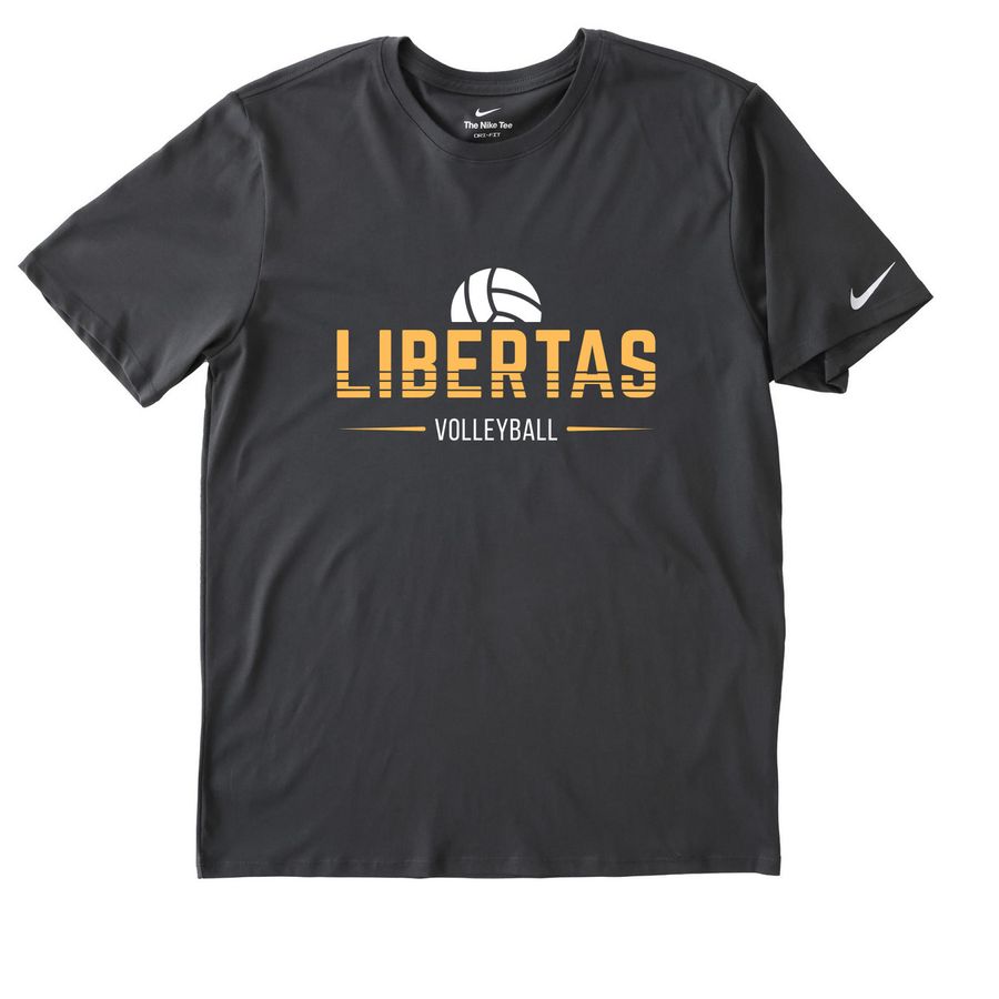 Nike Dri-FIT, a Anthracite Nike Dri-FIT Jersey Blend Performance Tee