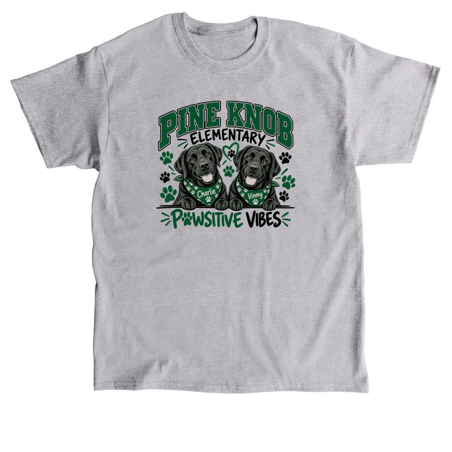 ? Paws Up for Charlie & Vinny, a Sport Grey Classic Unisex Tee