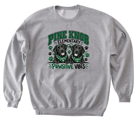 ? Paws Up for Charlie & Vinny, a Sport Grey Softstyle Crewneck Sweatshirt