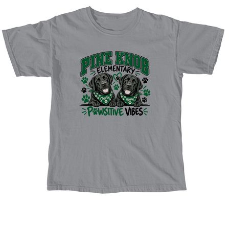 ? Paws Up for Charlie & Vinny, a Granite Comfort Colors Unisex Tee
