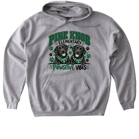 ? Paws Up for Charlie & Vinny, a Sport Grey Gildan Softstyle Pullover Hoodie