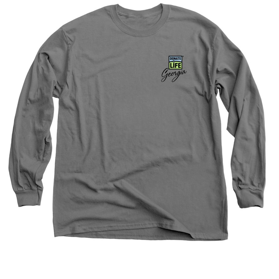 2023 Donate Life Georgia - Adult and Youth&nbsp;, a Charcoal Classic Long Sleeve Tee