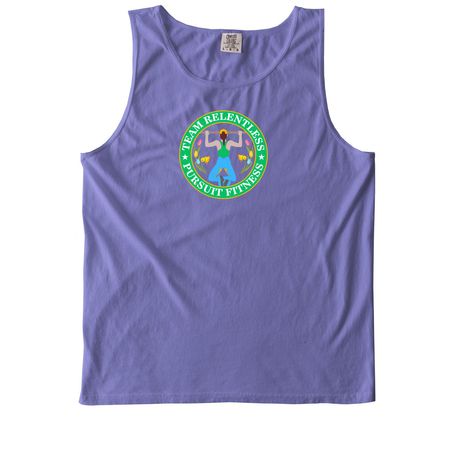 Relentless Pursuit of Spring, a Violet Comfort Colors Tank Top
