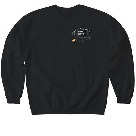 Lina's Barn, a Black Softstyle Crewneck Sweatshirt