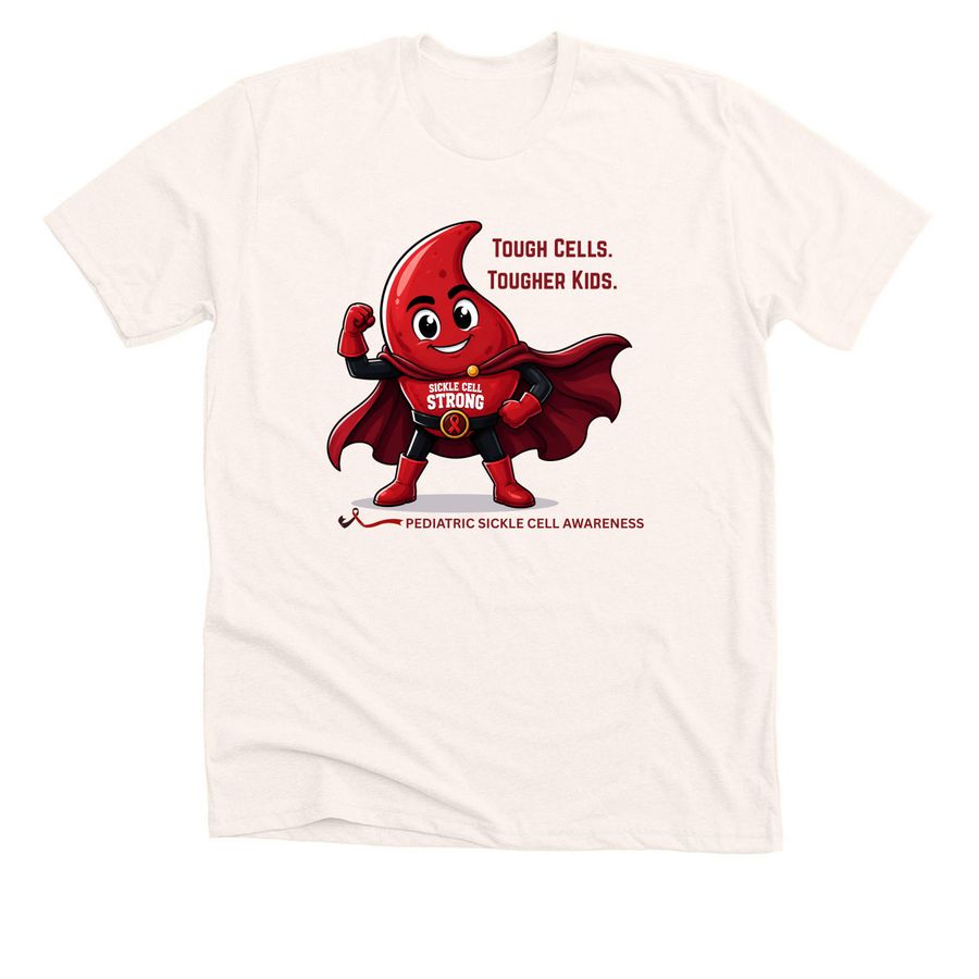 Sickle Cell Awareness, a Heather Natural Premium Unisex Tee