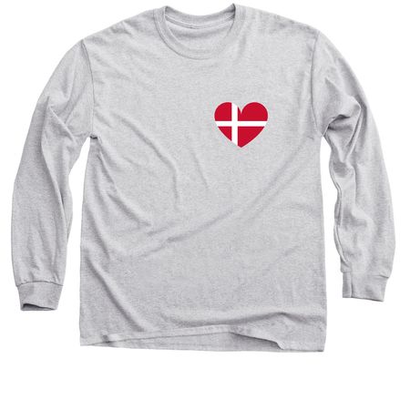 For the Love of Denmark - NWDA, a Sport Grey Classic Long Sleeve Tee
