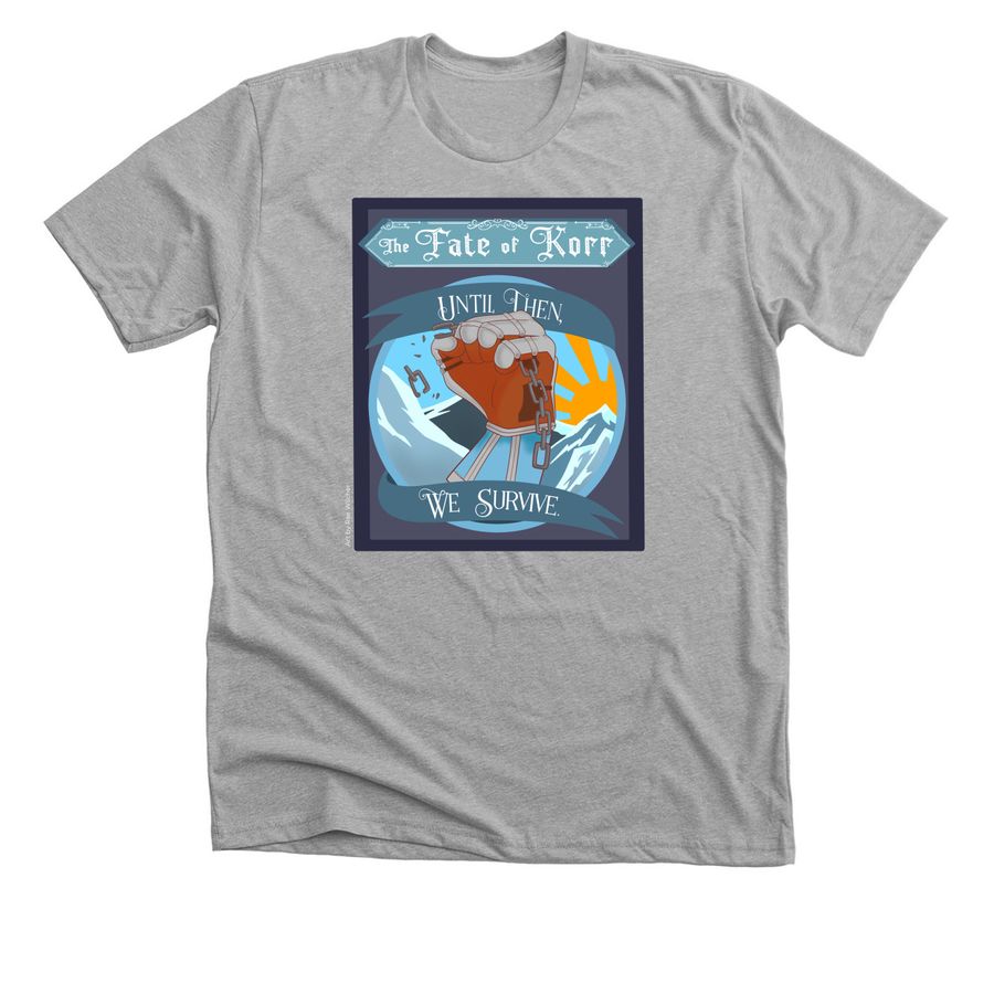 Fate of Korr T-Shirt Drive, a Athletic Heather Premium Unisex Tee