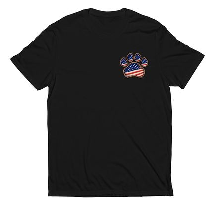 All American Team Pups, a Deep Black Allmade Eco Triblend Unisex Tee
