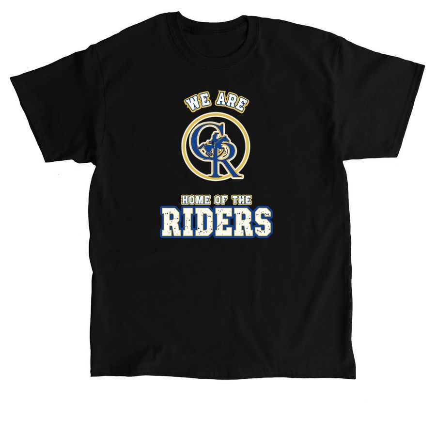 Home of the Riders Shirt, a Black Classic Unisex Tee