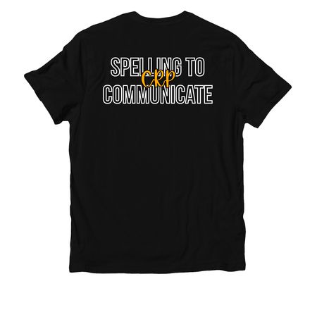 Motormorphosis - CRP, a Deep Black Allmade Organic Cotton Unisex Tee (back-view)