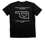 26 NEA-RA State Delegate T-shirt (NO POCKET), a Black Heather Premium Unisex Tee (back-view)