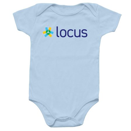 The Littlest Employee, a Light Blue Infant Onesie