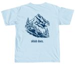 got snow?, a Chambray Comfort Colors Unisex Tee (back-view)