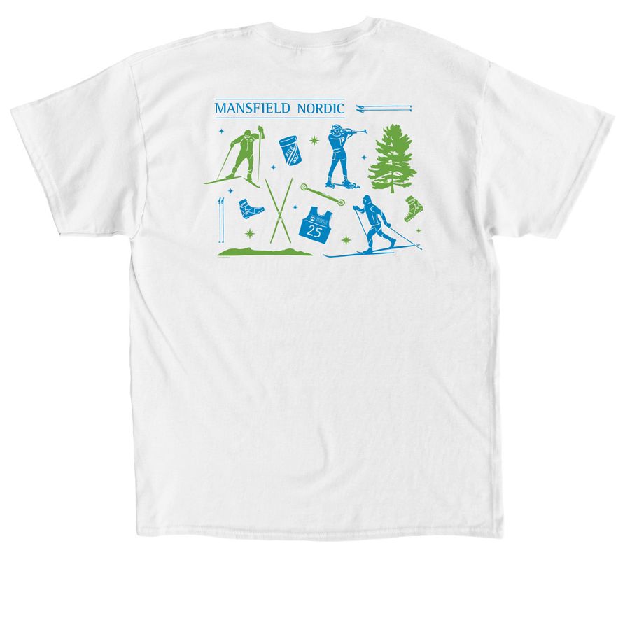 Mansfield Nordic Pro x Kai Miller #1, a White Classic Unisex Tee