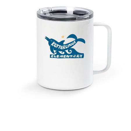 Travel mug, a White Stainless Steel Travel Mug