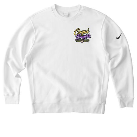 Performance Wear&nbsp;, a White Nike Club Fleece Crewneck Sweatshirt