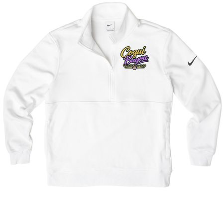 Performance Wear&nbsp;, a White Nike Club Fleece Half Zip Pullover