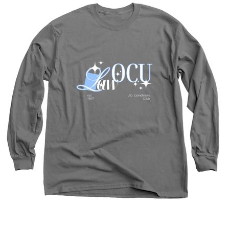 OCU Law - JD Candidate Club, a Charcoal Classic Long Sleeve Tee