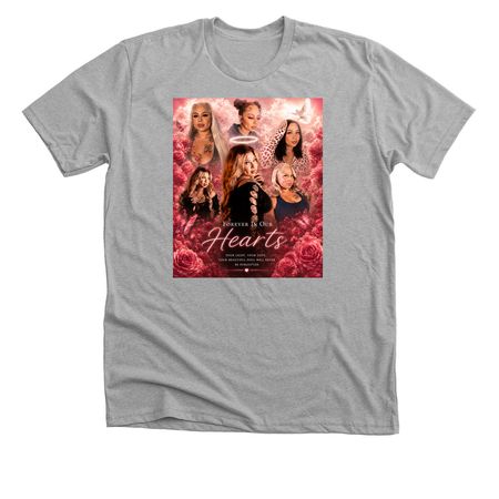 MARIA FOREVER IN OUR HEARTS, a Athletic Heather Premium Unisex Tee