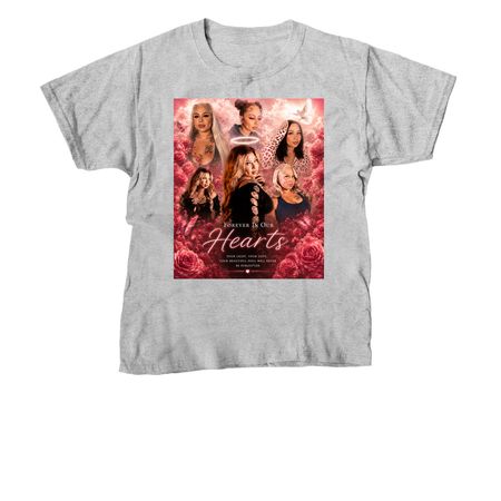 MARIA FOREVER IN OUR HEARTS, a Sport Grey Youth Unisex Tee