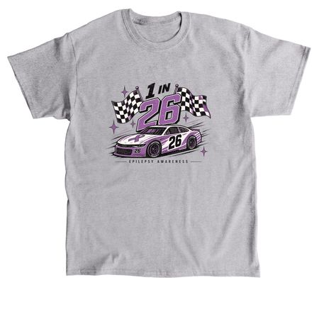 1 in 26, a Sport Grey Classic Unisex Tee