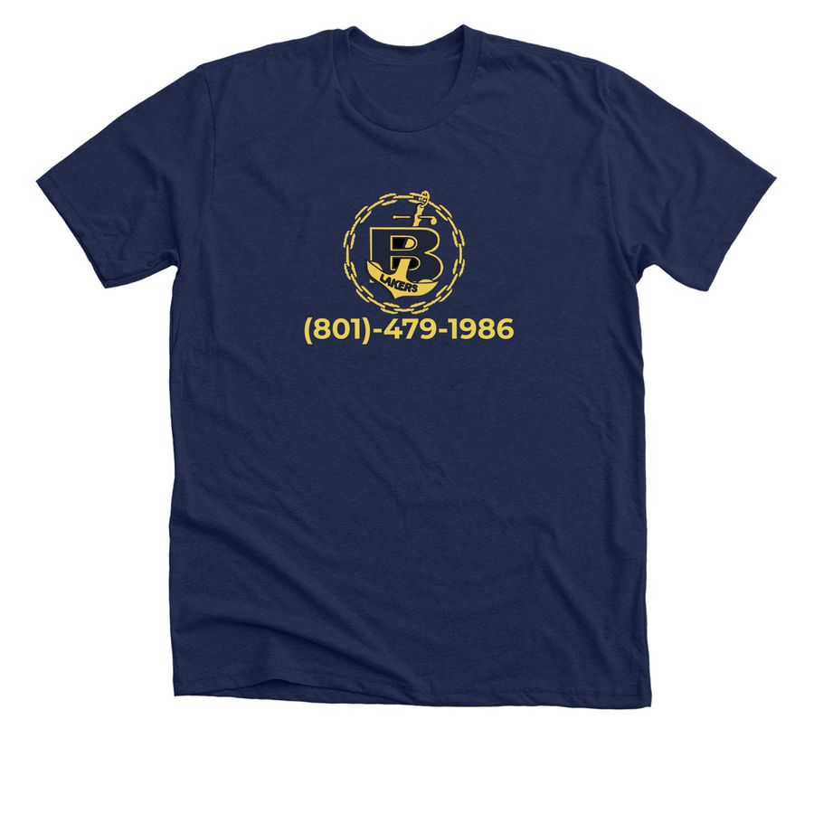 801 IS IN THE HOUSE, a Solid Navy Blend Premium Unisex Tee
