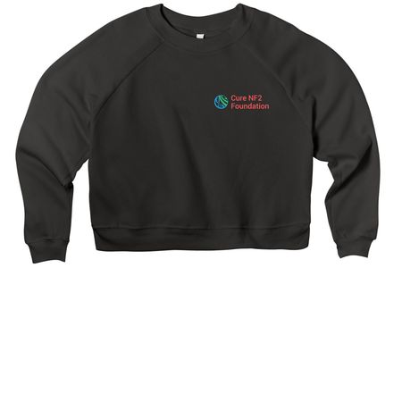 Sweatshirts Adult and Youth, a Black Women's Premium Cropped Raglan Sweatshirt