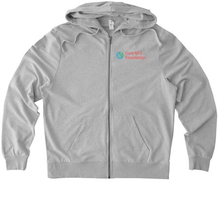 Sweatshirts Adult and Youth, a Granite Grey Heather Allmade Organic French Terry Zip Up Hoodie