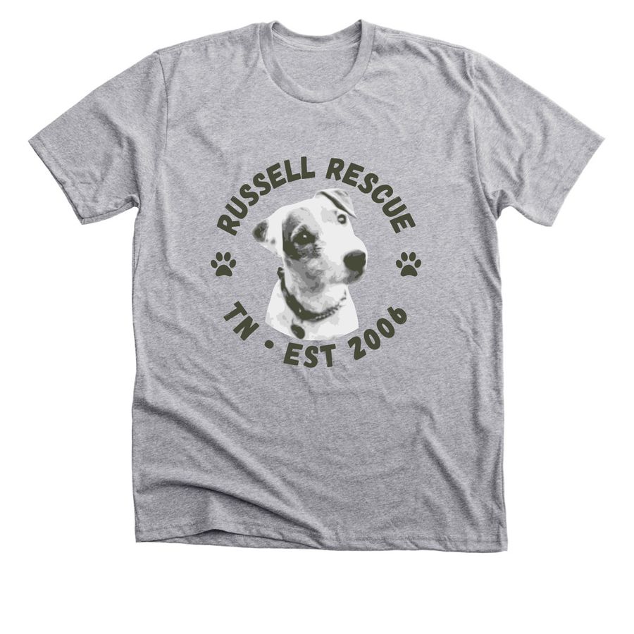 Russell Rescue Retro - Dark, a Athletic Heather Premium Unisex Tee