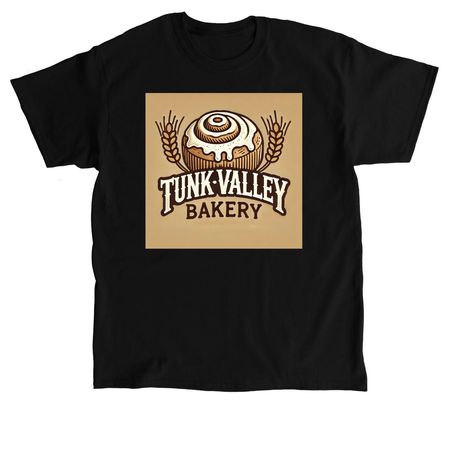 Tunk Valley Ranch & Bakery Official Shirt, a Black Classic Unisex Tee