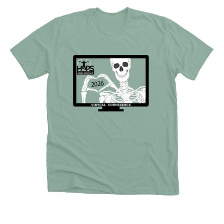 HAPS VC3 Shirts and Hoodies, a Heather Dusty Blue Premium Unisex Tee