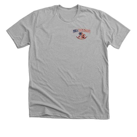 Rockin R 4th of July&nbsp;, a Athletic Heather Premium Unisex Tee