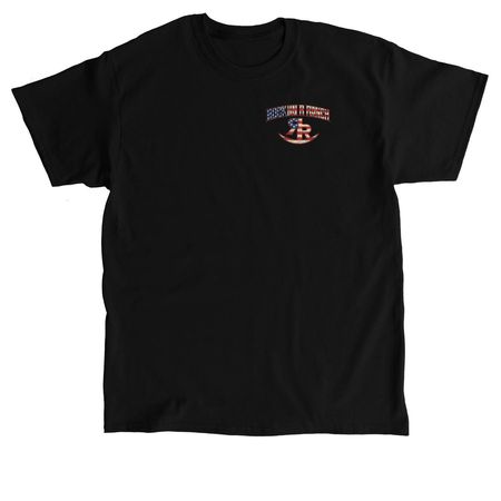 Rockin R 4th of July&nbsp;, a Black Classic Unisex Tee