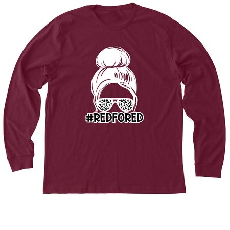 Girl7, a Heather Cardinal Premium Long Sleeve Tee