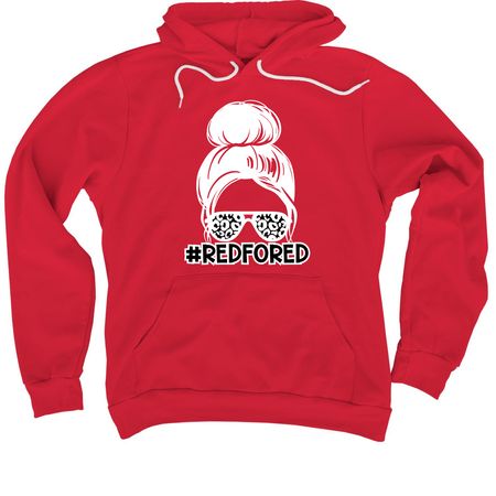 Girl7, a Red Premium Pullover Hoodie