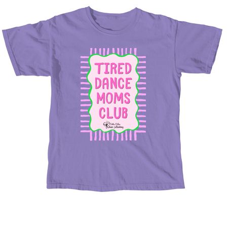 Tired Club, a Violet Comfort Colors Unisex Tee