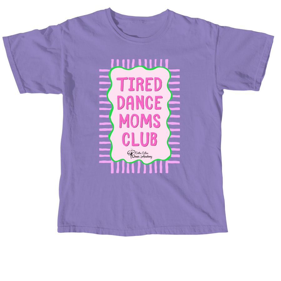Tired Club, a Violet Comfort Colors Unisex Tee