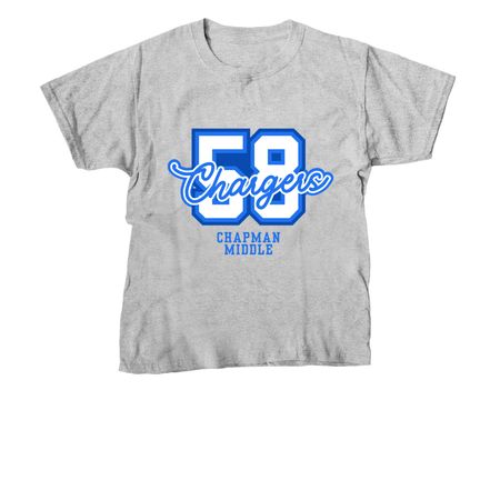 Chapman Classic, a Sport Grey Youth Unisex Tee