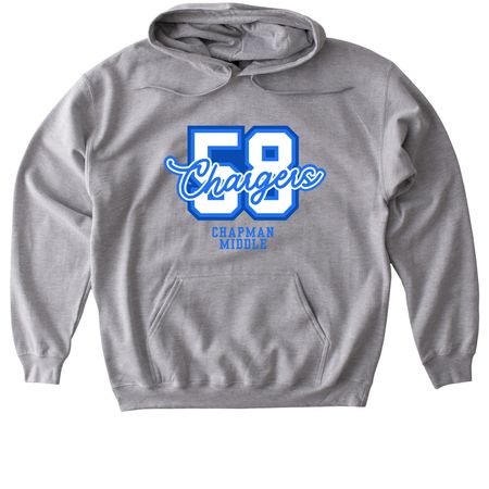 Chapman Classic, a Sport Grey Gildan Softstyle Pullover Hoodie