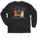 COALDR Loooooooong Live Freedom, a Black Classic Long Sleeve Tee (back-view)